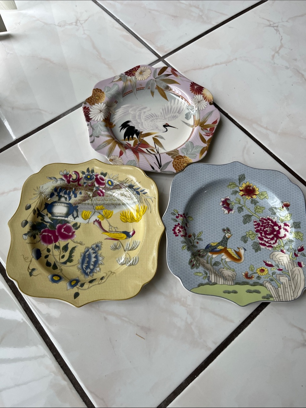 Decorative Floral Bird Assorted Colors
